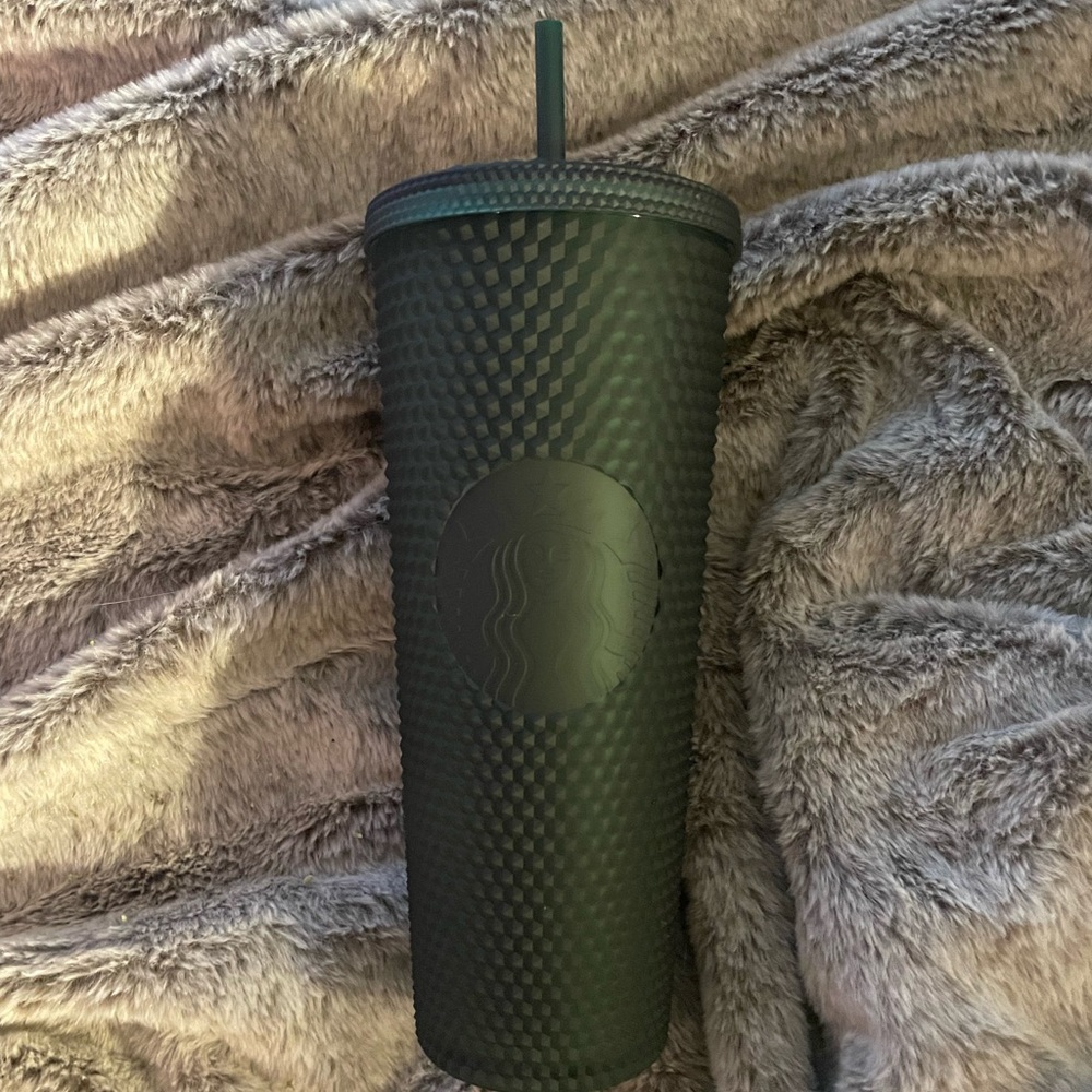 Starbucks studded matte green tumbler